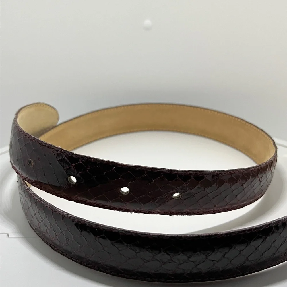 vintage snakeskin belt by Christopher Roberts